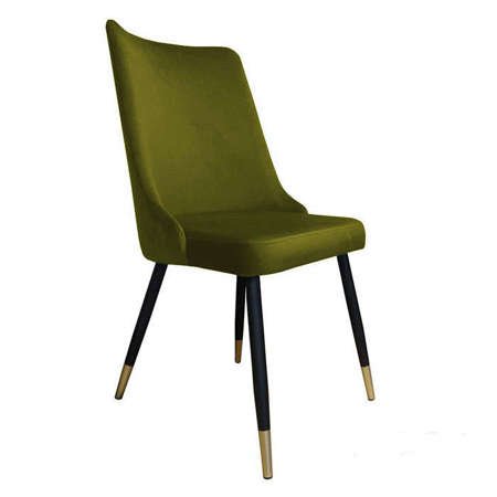  Orion chair green olive BL-75 material with golden leg