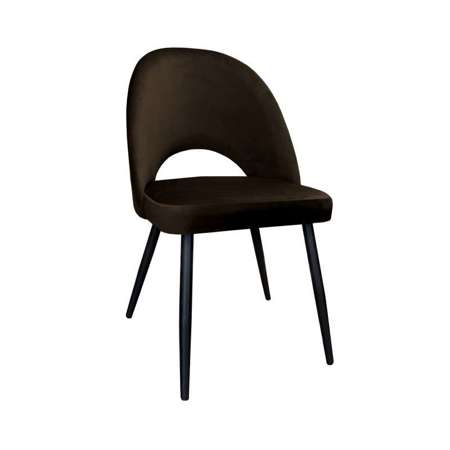 Brown upholstered LUNA chair material MG-05