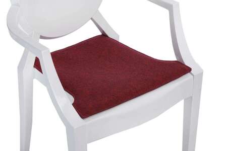 Chair cushion Royal red melange