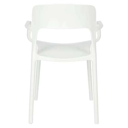Chair with Flexi armrests, white