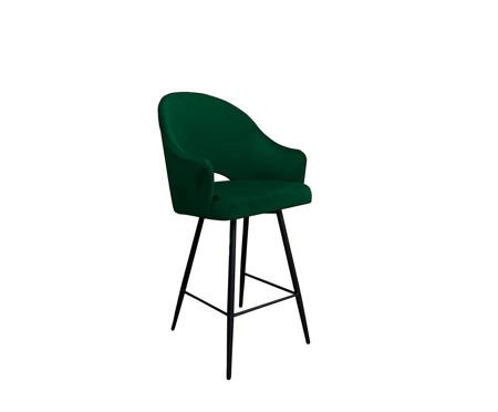 Dark green upholstered armchair DIUNA armchair material MG-25