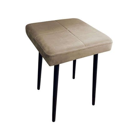 Gray brown upholstered FENIKS chair, material MG-09