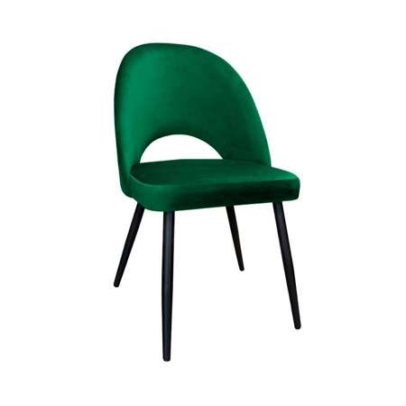 Green upholstered LUNA chair material MG-25