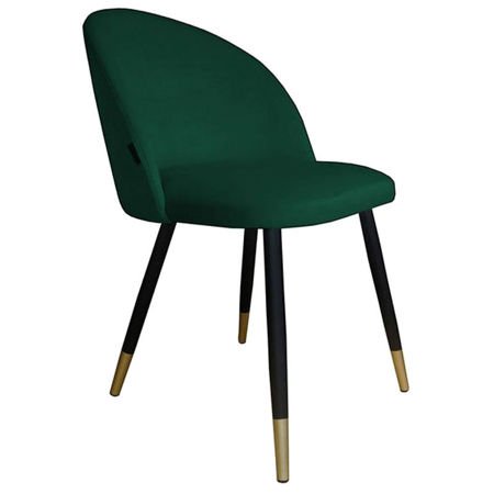 KALIPSO chair dark green material MG-25 with golden leg
