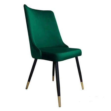 Orion chair dark green material MG-25 with golden leg