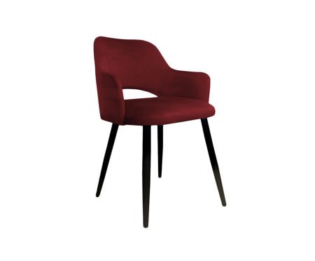 Red upholstered STAR chair material MG-31