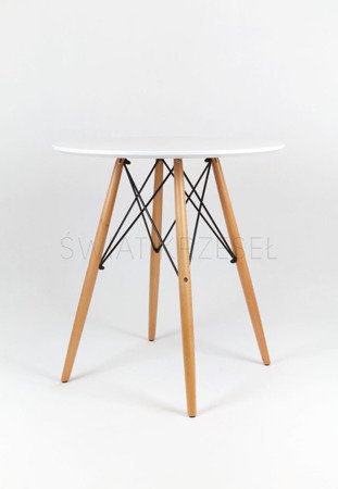 SK DESIGN ST02 TABLE Ø 80 cm, WHITE