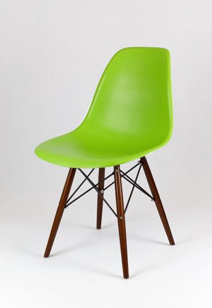 SK Design KR012 Green Chair, Wenge legs