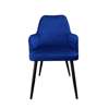 Blue upholstered PEGAZ chair material MG-16