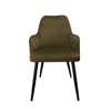 Brown upholstered PEGAZ chair material MG-05