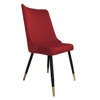 Chair Orion red material MG-31 with golden leg