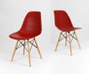 SK Design KR012 Dark Orange Chair Beech