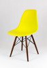 SK Design KR012 Yellow Chair, Wenge legs