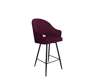 Gepolsterter Sessel DIUNA aus burgund Material MG-02