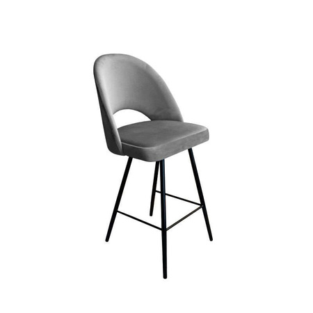 Gray upholstered LUNA hoker material MG-17