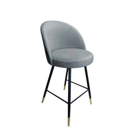 Grau gepolstertes CENTAUR Hoker material MG-17 mit goldenem Bein