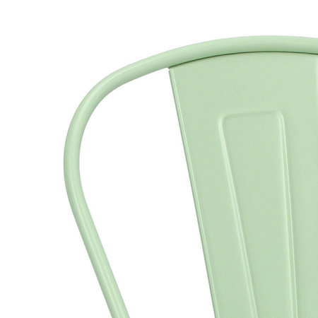 Tolix grüner Pariser Stuhl