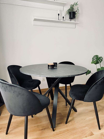 KALIPSO Stuhl grau braun Material MG-09