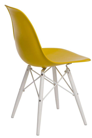 Krzesło P016W PP dark olive/white