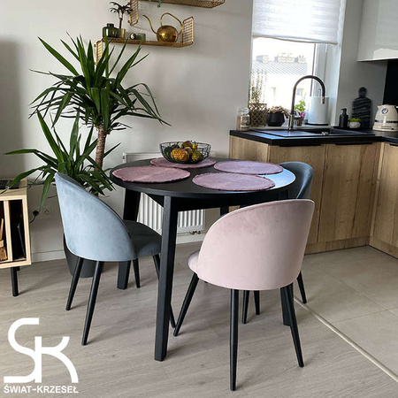  Chair KALIPSO gray-brown MG-09 material with oak leg