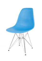 SK Design KR012 Oceaniczne (niebieskie) Krzesło, Nogi Chrom
