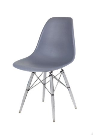 SK Design KR012 Ciemnoszare Krzesło, Nogi lodowe