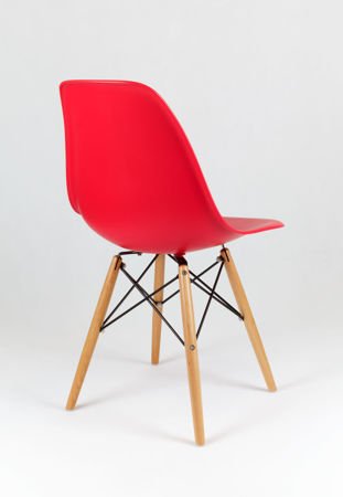 SK Design KR012 Czerwone Krzesło, Nogi buk