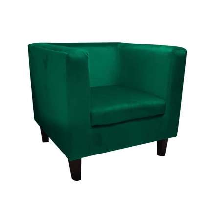 Zielony tapicerowany fotel BACARDI MG21